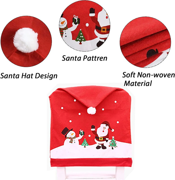 Christmas Chair Back Covers Decorations