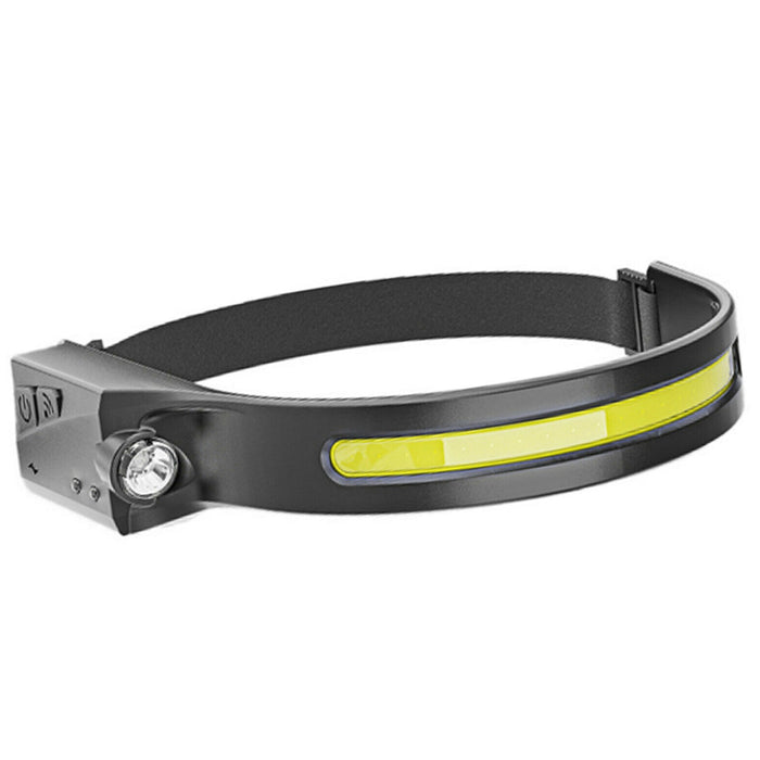 USB Rechargeable 4 Lighting Modes COB Light Head Lamp