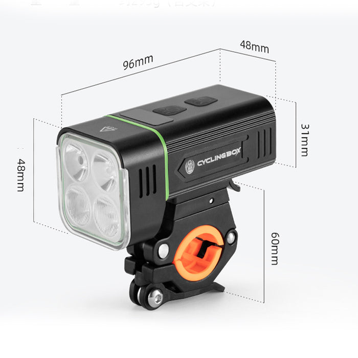 USB Rechargeable Bright Bicycle Front LED Headlight