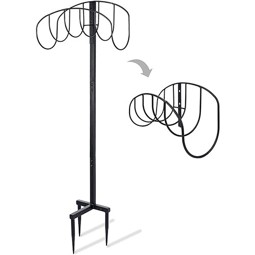 Manger Style Metal Garden Hose Stand Total Height Of 114 Cm — Off The Back