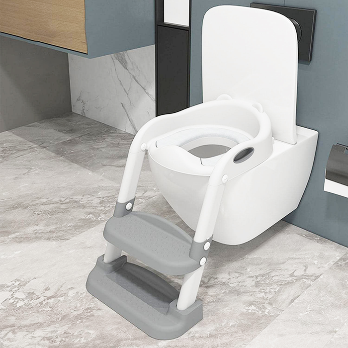 Sturdy Potty-Training Seat with Ladder