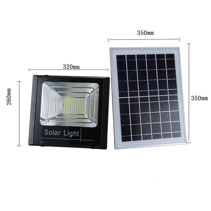 120 W Led Solar Outdoor Security Floodlight With Remote Control