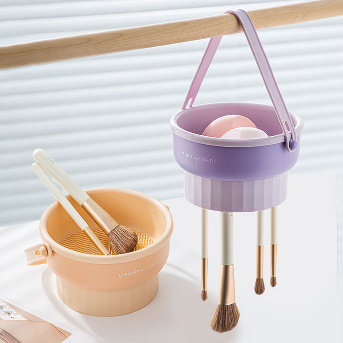 2in1 Makeup Brush Cleaning And Drying Bowl