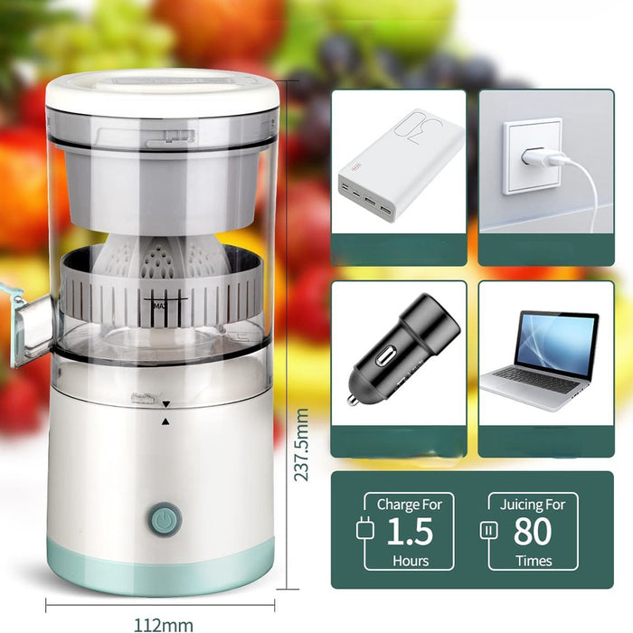 Portable Electric Juicer Multifunctional Household Juice Machine - USB Rechargeable