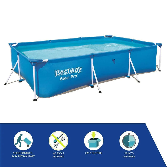 Bestway Steel Pro Swimming Pool - 2.2m x 1.5m