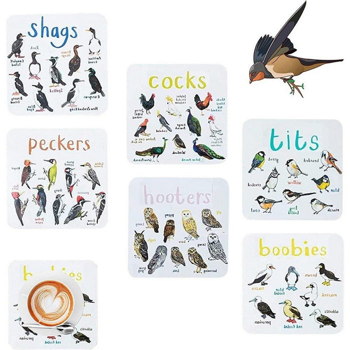 Bird Pun Coasters