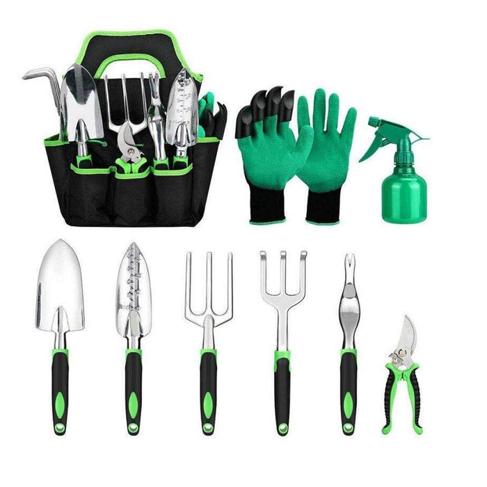 9pcs/set Aluminum Alloy Outdoor Gardening Shovel Set