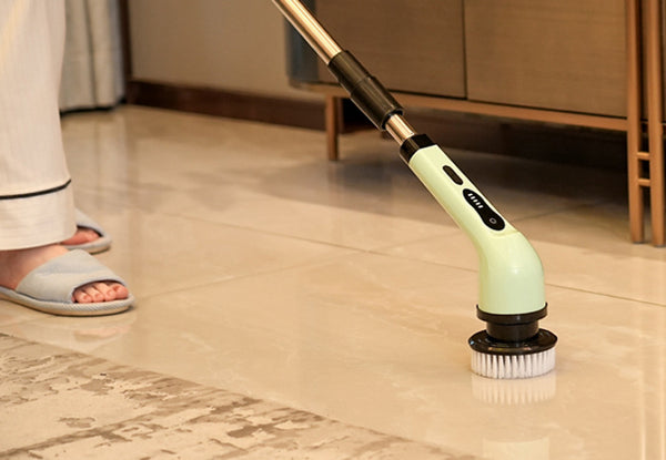 Electric Cleaning Brush & Extension Handle