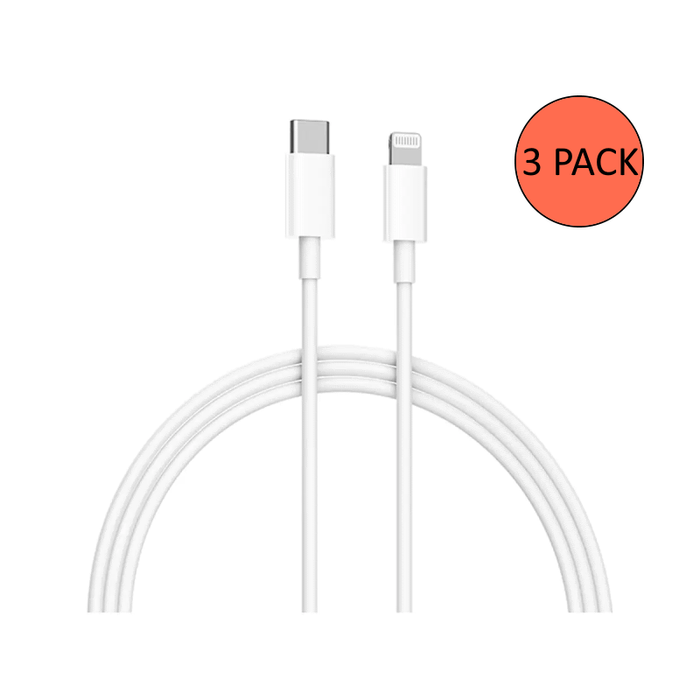 Urban 1m Apple Type C Lightning Cable 3 Pack