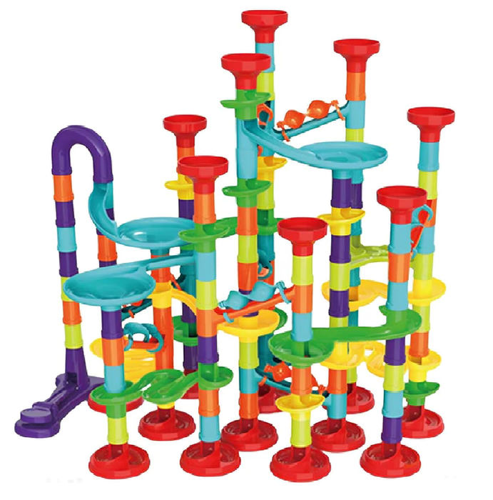 DIY Marble Run Race Set - 197 Pieces