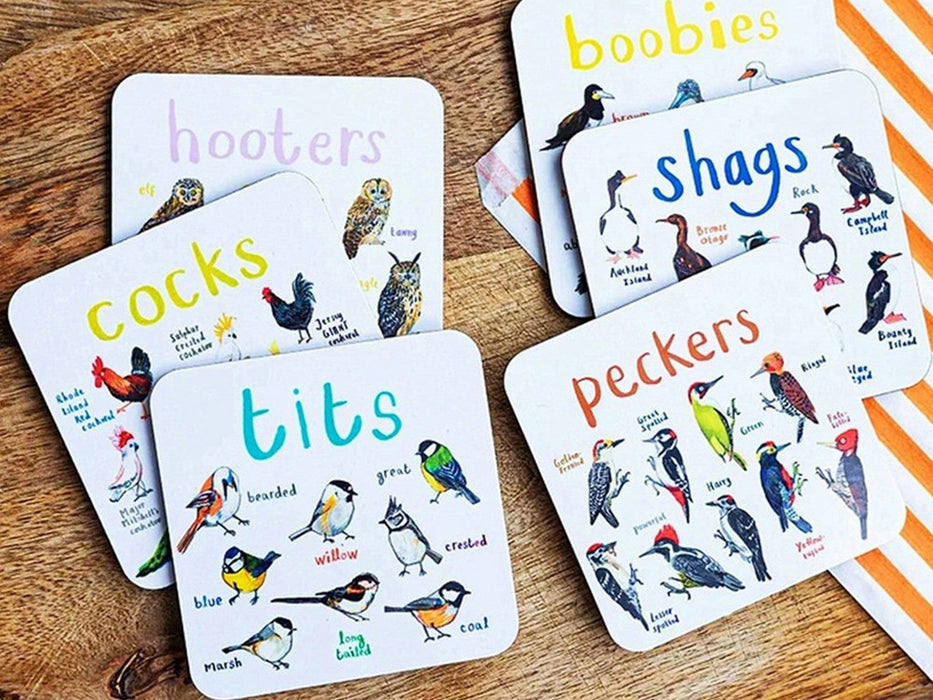 Bird Pun Coasters