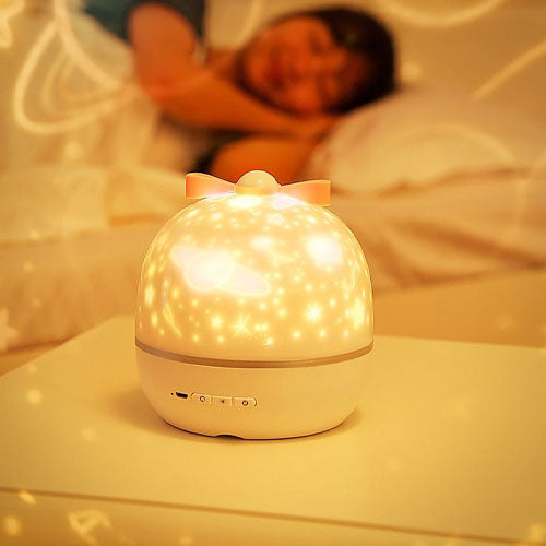 Starry Rotating Projector Night Light 6 Patterns