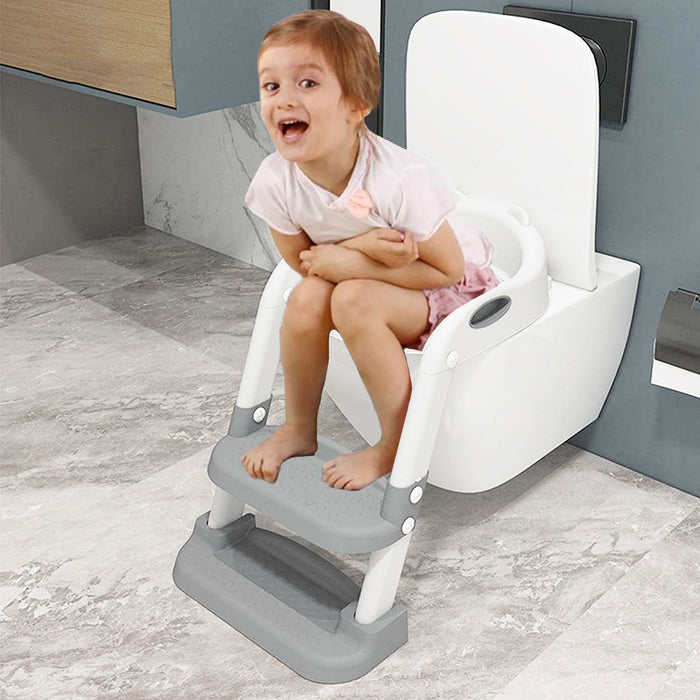 Sturdy Potty-Training Seat with Ladder