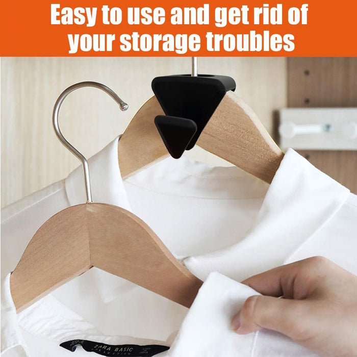 Clothes Hanger Connector Hooks - 18 Pcs