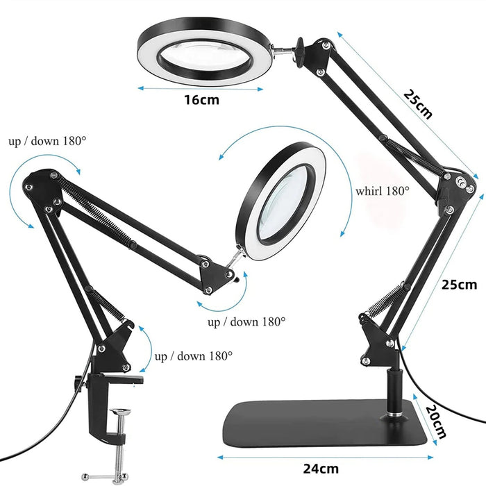 LED Magnifying Lamp Desk Lights
