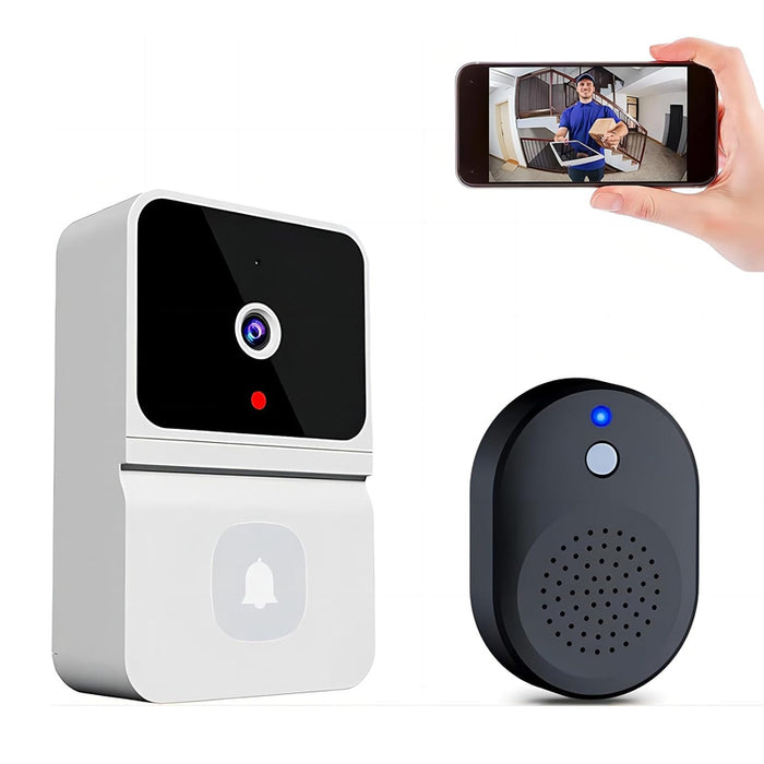Wireless Video Doorbell with Night Vision Camera