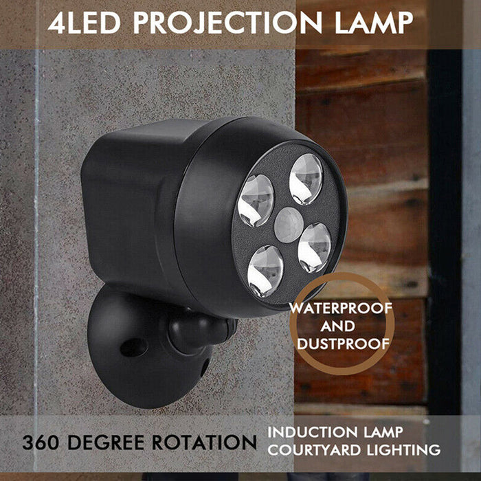 Battery Powered Wall Mounted Motion Sensor LED Light