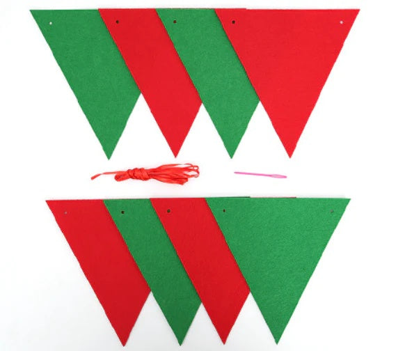 Merry Christmas Banner Decorations