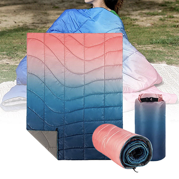 Water-Resistant Outdoor Puffy Camping Blanket