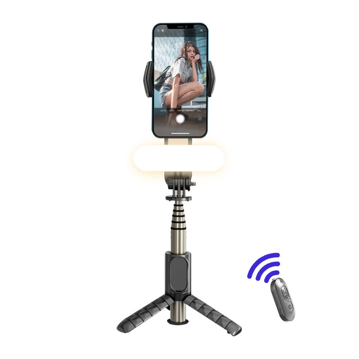 USB Rechargeable Handheld Mobile Stabilizer BT Selfie Stick