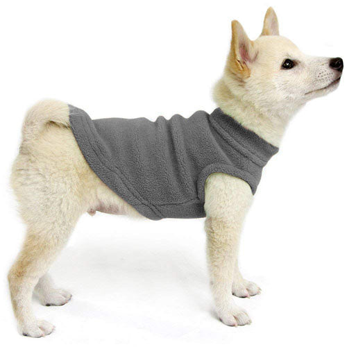 Windproof Plush Dog Vest Size