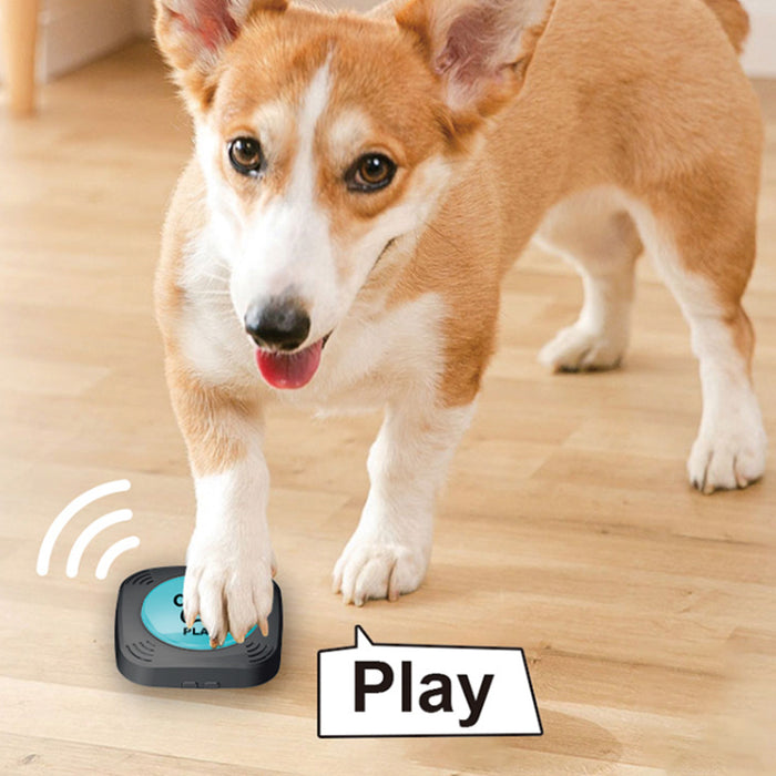 Interactive Recordable Command Pet Buttons-Battery Operated