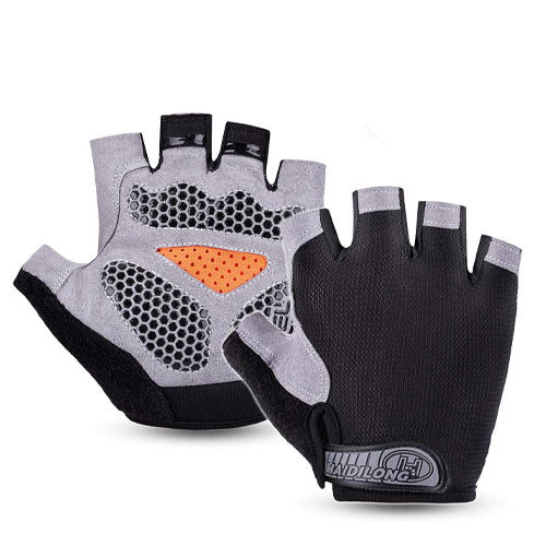 Half Finger Foam Pad Cycling Gym Gloves Large