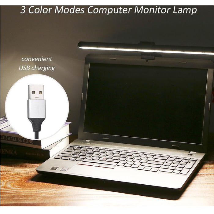 Computer Monitor LED Task Eye Protection Lamp- USB Plugged-in