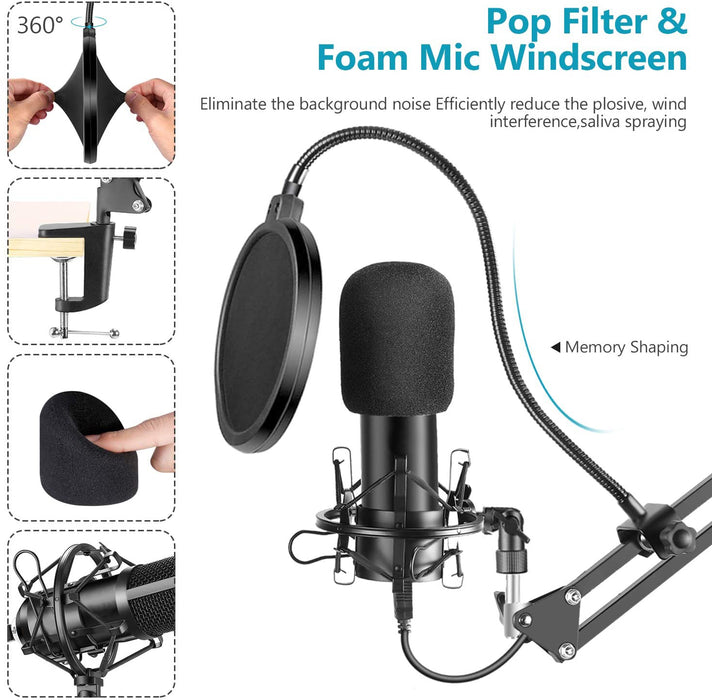 Computer Podcast Condenser Microphone Kit