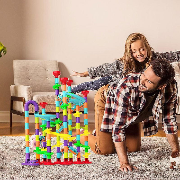 DIY Marble Run Race Set - 197 Pieces