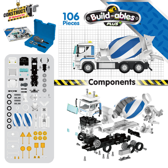 Construct-It Buildables+ Cement Truck