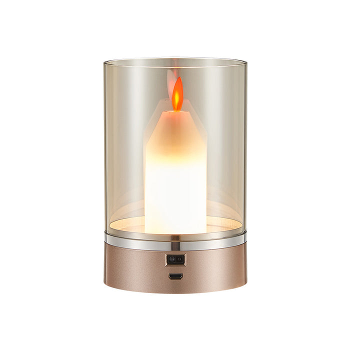 Hand Sweep Motion Candle Light Simulation Lamp- USB Charging