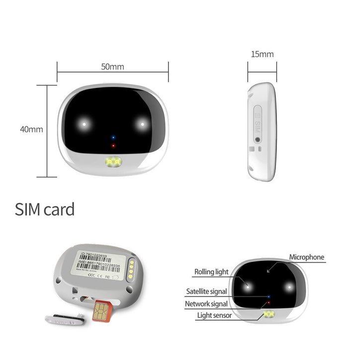 GPS Pet Tracking Device Pet Collar Navigation System- USB Charging