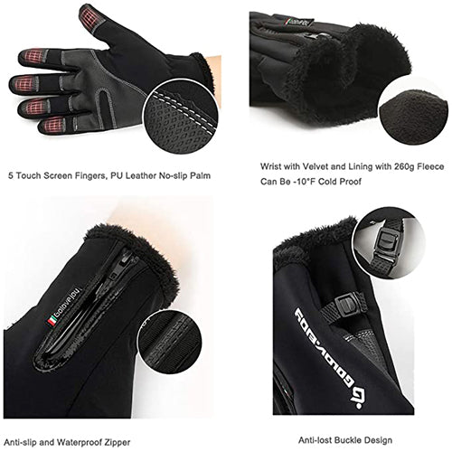 Outdoor Sports Touch Screen Gloves