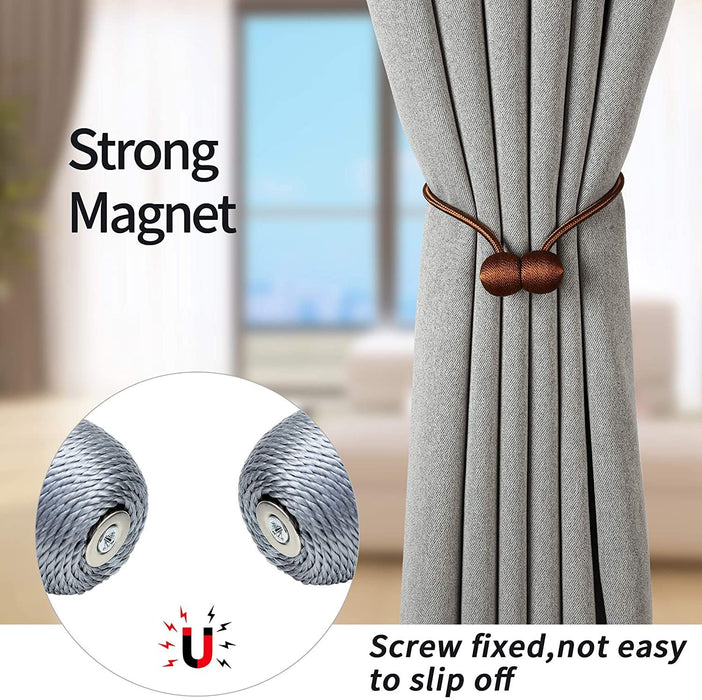 Magnetic Curtain Tiebacks 2 Pack