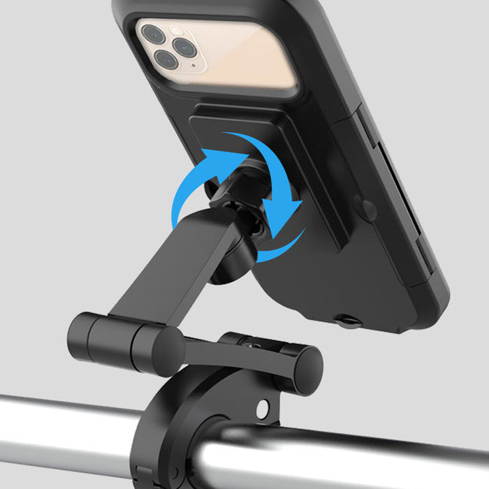 Adjustable Waterproof Bicycle Handle Bar Mobile Phone Holder