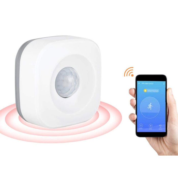 WIFI PIR Motion Sensor Wireless Passive Detector Tuya APP Control Security Burglar Alarm- Battery Powered