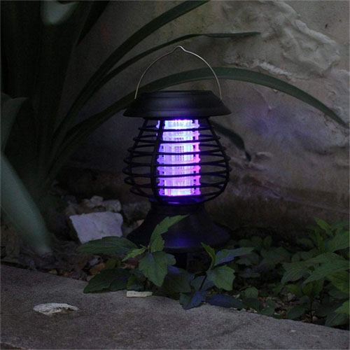 LED Solar Mosquito Zapper Lantern