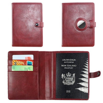 Travel Passport Holder with Protective Case for AirTag
