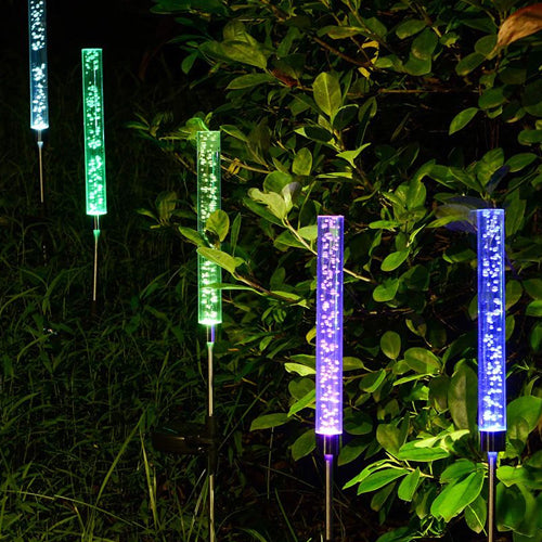 Solar LED Acrylic Bubble Garden Light