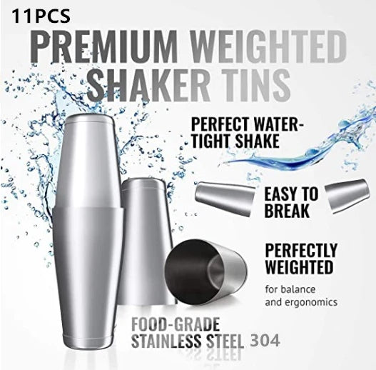 11PCS Cocktail Shaker Bar Set