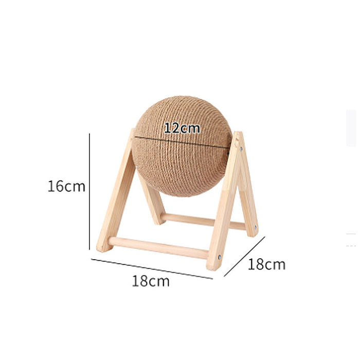 Cat Wooden Scratching Ball