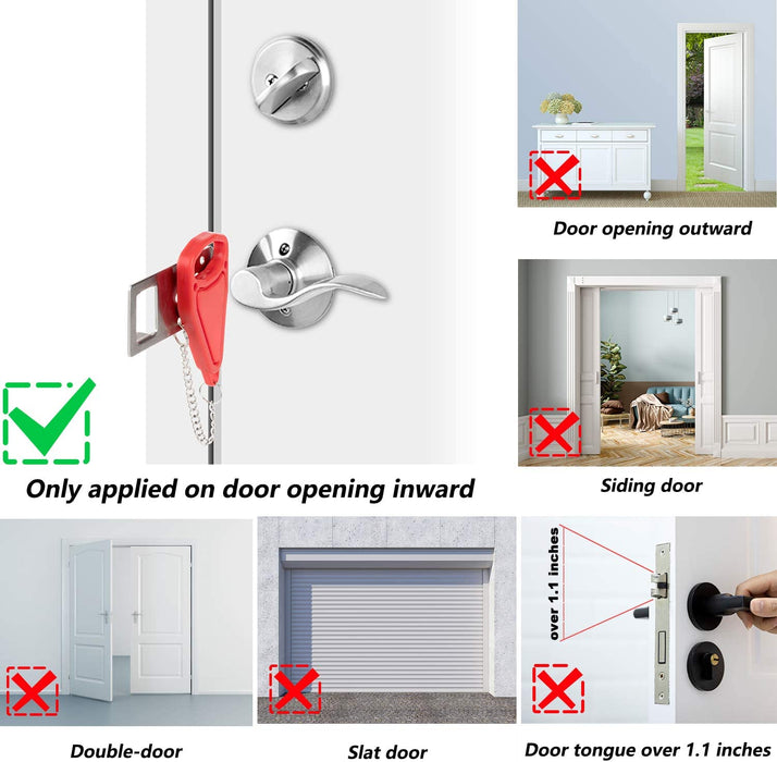 Hotel or Home Safety Door Lock
