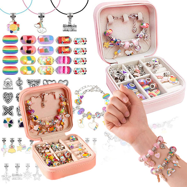 66Pcs Charm Bracelet Making Kit