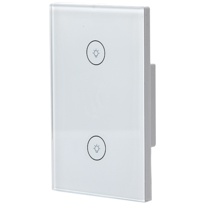 SmartVU Home 2-Gang Wifi Smart Touch Wall Switch