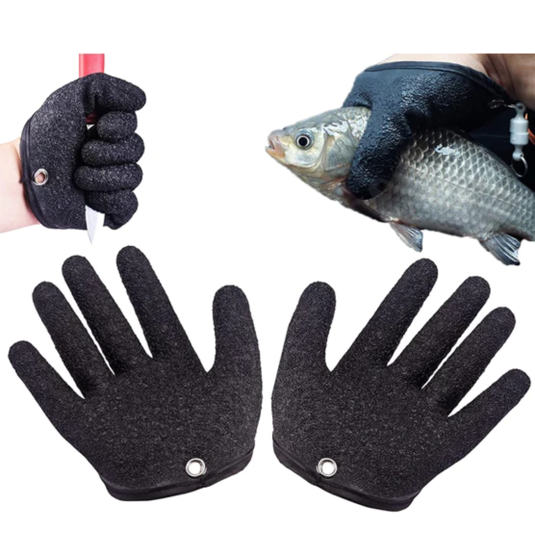 Puncture Proof Waterproof and Magnet Release Fishing Gloves — Off The Back