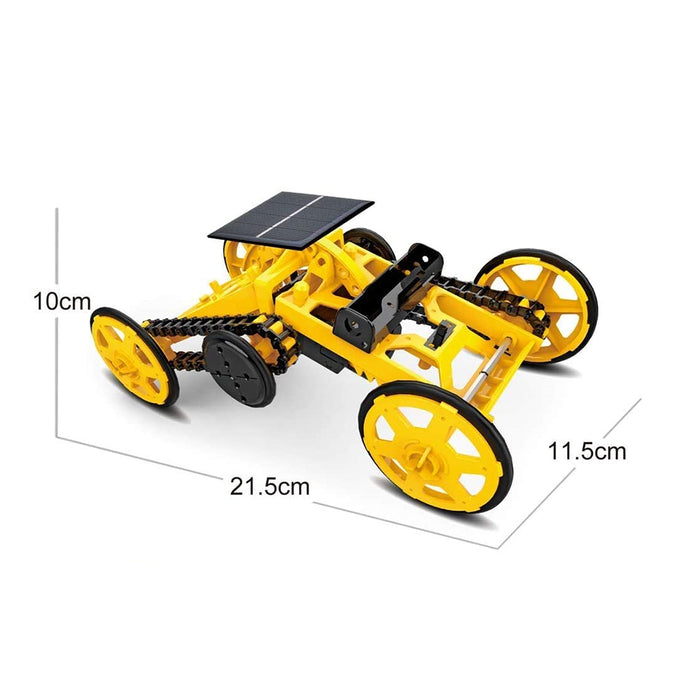 DIY Electric Engineering Blocks Solar Powered STEM Educational Toy Vehicle