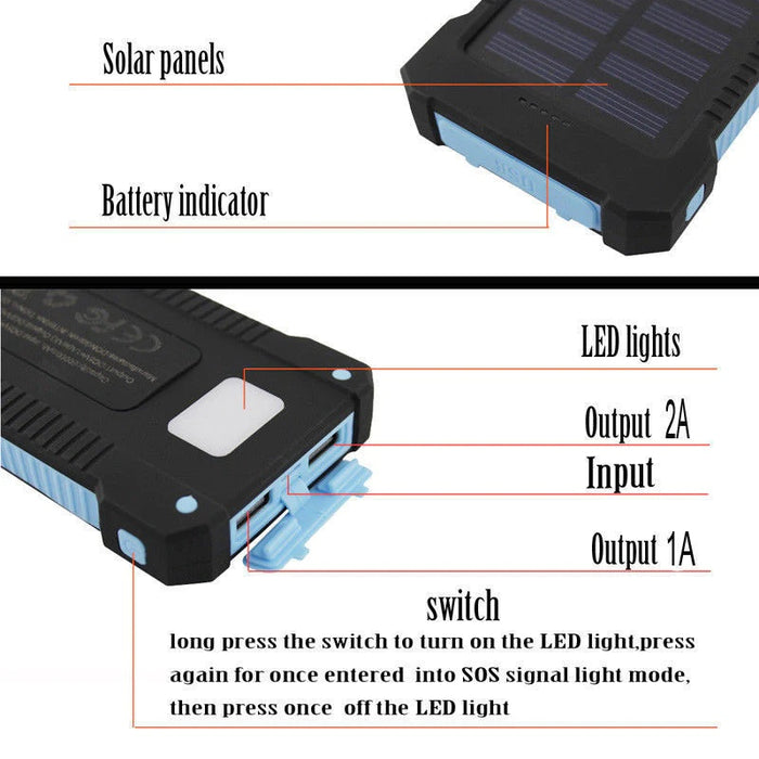 Solar Power Bank 20000mAh