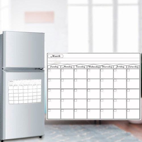 Magnetic Calendar Monthly Board Dry Erase