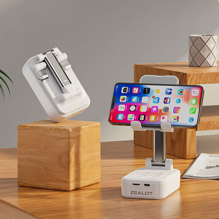 Cellphone Stand and Wireless Bluetooth Speaker-USB Charging